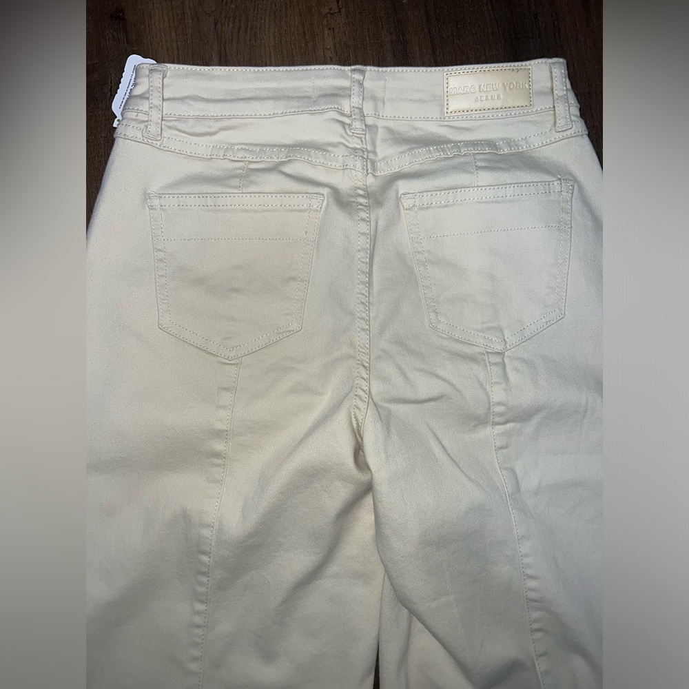 *sold*NWT Marc New York Jeans High Rise Wide Leg Off-White - Picture 11 of 11